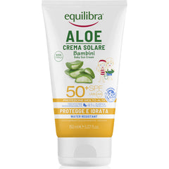 EQUILIBRA ALOE SOLARE CREMA BAMBINI SPF50+ WATER RESISTANT TUBO 150 ML
