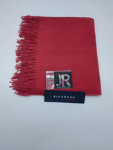 John Richmond Sciarpa Di Lana Con Logo Trasparente