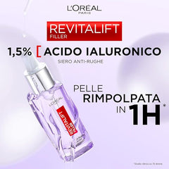 L 'ORÉAL - REVITALIFT FILLER 1,5% PURO ACIDO IALURONICO - SIERO ANTIRUGHE 15 ML