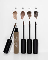 Astra GEISHA BROWS TINTED FIXING MASCARA - Mascara Sopracciglia Definite n.01 blonde
