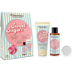 L'ERBORISTICA Cofanetto Sweet Sugar - Bagno Doccia + Crema Corpo + Sapone Vegetale Delicato
