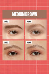 MAYBELLINE BUILD-A-BROW PENNA SOPRACCIGLIA E GEL FISSANTE 2 IN 1
