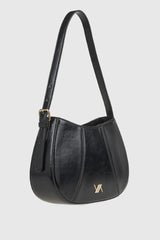 VERDE FASHION | Borsa a spalla in ecopelle verniciata