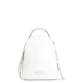 Zaino donna CafèNoir con tasche laterali e manico intrecciati WA0802