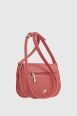 VERDE FASHION | Borsa a tracolla in ecopelle con patta