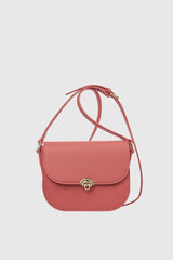 VERDE FASHION | Borsa a tracolla in ecopelle con patta