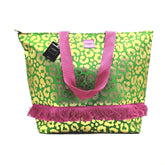 Emanuela Biffoli Borsa Mare Leopardata Verde