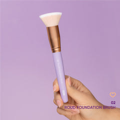 Nejha Pennello Round Foundation Brush 02