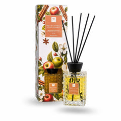 HOME-Diffusore di Fragranza Mela e Cannella con bacchetti 120 ml