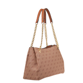 VERDE FASHION Borsa a Spalla Camel