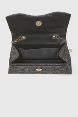 VERDE FASHION | Pochette stampa serpentata