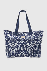 VERDE FASHION | Borsa mare in cotone fantasia cachemire