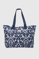 VERDE FASHION | Borsa mare in cotone fantasia cachemire