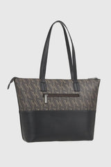 VERDE FASHION | Borsa a spalla con stampa logo