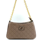 VERDE FASHION | Borsa a tracolla con trama rilievo