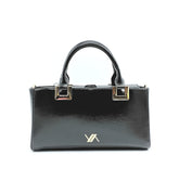 VERDE FASHION | Borsa a Mano Ecopelle Lucida