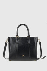 VERDE FASHION | Borsa a spalla in ecopelle verniciata