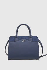 VERDE FASHION | Borsa tote dettaglio camoscio