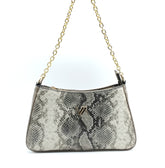 VERDE FASHION | Borsa con Catena Pitonata