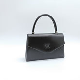 VERDE FASHION | Borsa a Mano Nera 01-0001932