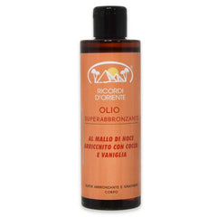 Ricordi d'oriente Olio Abbronzante al Mallo di Noce con cocco e vaniglia 200ml