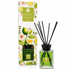 HOME-Diffusore di Fragranza Mela e Cannella con bacchetti 120 ml