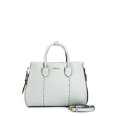 Borsa a mano CafèNoir con fibbiette e mini rivetti bicolore NE0807