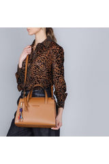 CafèNoir Bauletto effetto pelle saffiano con charms multicolor WA0901