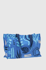 VERDE FASHION | Borsa mare in cotone fantasia