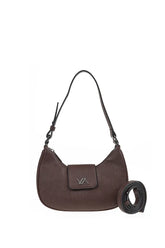 VERDE FASHION | Borsa hobo a spalla con fibbia