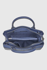 VERDE FASHION | Borsa tote dettaglio camoscio