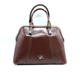 VERDE FASHION | Borsa a spalla in ecopelle verniciata