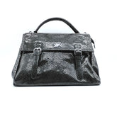 VERDE FASHION | Borsa a Mano Ecopelle Lucida