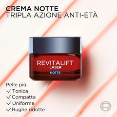 L'OREAL Revitalift Laser X3 Tripla Azione Anti-età Notte 50ml