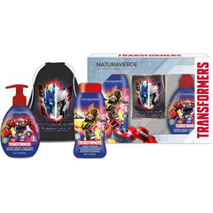Naturaverde Transformers Confezione Sapone Liquido + Doccia Shampoo + Sacca Portascarpe