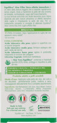 Equilibra Viso, Aloe Filler Siero Effetto Immediato, Siero Viso a Base di Aloe Vera per Pelli Sensibili, Idratante e Protettivo, Contrasta i Segni dell'Invecchiamento su Pelli Mature, 20 ml