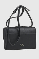 VERDE FASHION | Borsa a tracolla dettaglio metallo