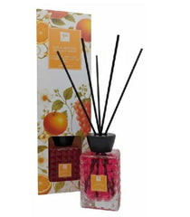 HOME-Diffusore di Fragranza Mela e Cannella con bacchetti 120 ml