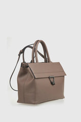 VERDE FASHION | Borsa mini tote dettaglio metallo