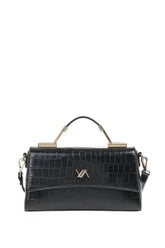 VERDE FASHION | Borsa a tracolla in ecopelle pitonata
