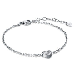 Brand Gioielli Linea Jolie Bracciale Cuore Passante