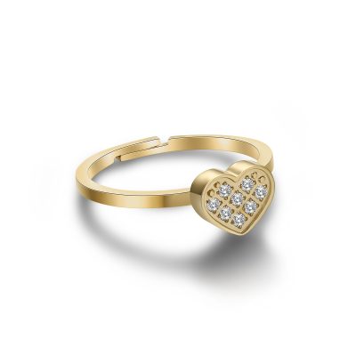 Brand Gioielli Linea Jolie Anello Oro Cuore