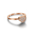 Band Gioielli  Collezione Jolie Anello Oro Rosa Con Cuore