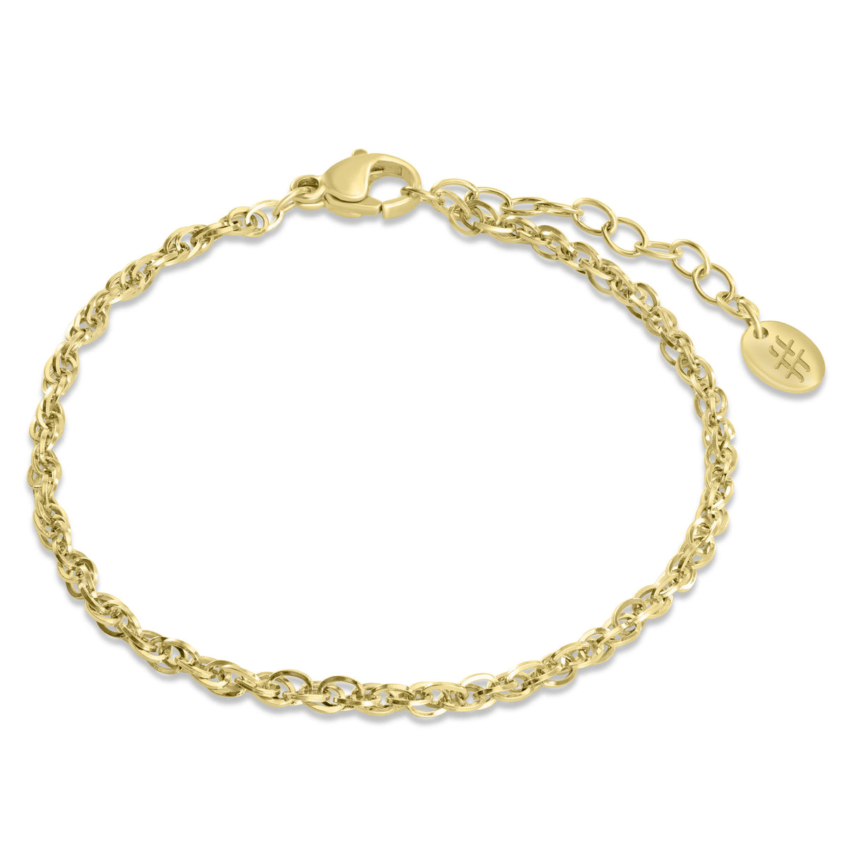 Brand Gioielli - Bracciale Catena Hand Work pvd Oro