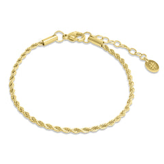 Brand Gioielli - Bracciale Catena Corda pvd Oro