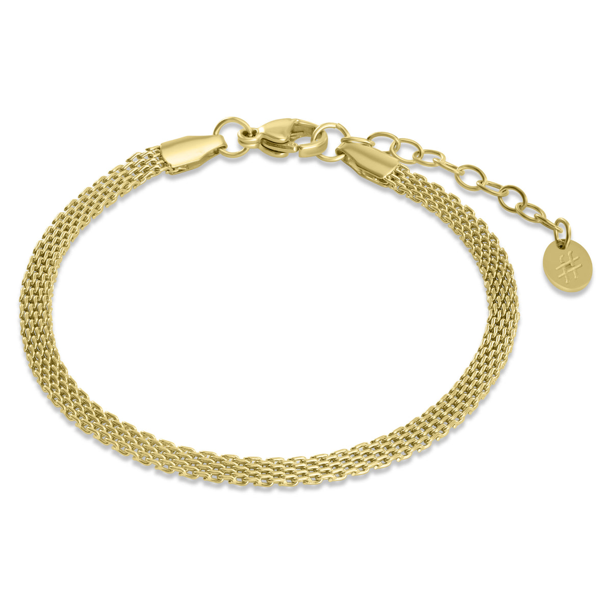 Brand Gioielli - Bracciale Catena Mesh pvd Oro