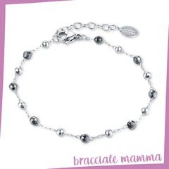 Brand gioielli Linea Fusion Bracciale Sfere ed Ematite