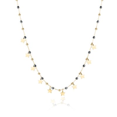 Brand Gioielli Linea Fusion Collana Sfere Stelline ed Ematite