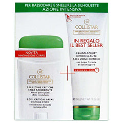 Collistar - Cofanetto s.o.s. zone critiche stick rassodante 75ml + fango scrub rimodellante s.o.s. zone critiche 150gr