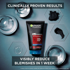 GARNIER - PUREACTIVE 3 IN 1 CARBONE 150 ML